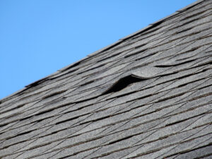 old roofing shingles