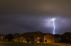 Lightning strike