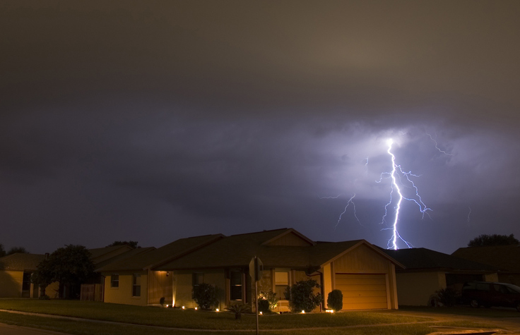 Lightning strike